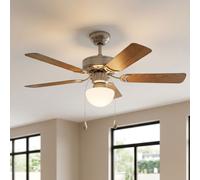 Ventilatore da Soffitto Lampada Vor-Rücklauf Pale Reversibile Interruttore [EEK: Inaditato]