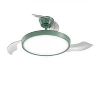 Ventilatore da Soffitto LED colore verde Perenz 7196 VP CT