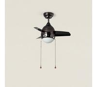 Ventilatore da Soffitto LED Nero 66 cm Modern