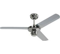 Ventilatore Da Soffitto Moderno Con Cavo WESTINGHOUSE INDUSTRIAL Cromo 122 Cm [EEK: Inaditato]