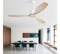 Ventilatore da soffitto moderno Sofucor da 52 pollici con velocità del vento elevata a 6 velocità con telecomando