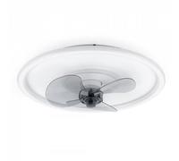 Ventilatore da soffitto Noaton 13045W Puppis LED 18.5W Bianco con telecomando