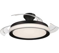 Ventilatore da soffitto PHILIPS Bliss con Plafoniera LED Integrata Nero
