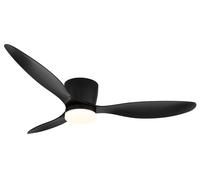 Globo Lighting Ventilatore da soffitto Armando con lampada 1x20 W nero 03666S