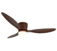 Ventilatore da soffitto piatto con LED e telecomando Armano Wood DC Ventilator