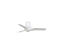 Ventilatore da soffitto piatto con LED Hey Tub bianco 90 cm ventilatore DC 6 ...