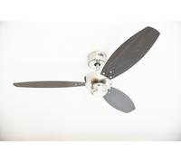 Ventilatore da Soffitto Piccolo Senza Lampada Ventola con Cavo Tirare Jet Nichel [EEK: Non valutato]