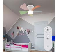 Ventilatore da Soffitto Plafoniera Refrigeratore Dimmer Cct Telecomando Bunt LED [EEK: Inaditato]