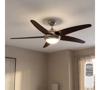 Ventilatore da Soffitto Plafoniera Ventilatorlampe Vor-Rücklauf Telecomando [EEK: Non valutato]