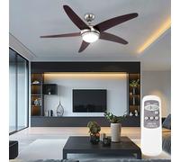 Ventilatore da Soffitto Plafoniera Ventilatorlampe Vor-Rücklauf Telecomando [EEK: Non valutato]