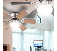 Ventilatore da Soffitto Raffreddamento Plafoniera Lampada Cucina Ritorno LED D [EEK: F]