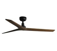 Ventilatore Da Soffitto Risparmio Energetico Con Telecomando Colore Nero Noce DC [EEK: Non valutato]