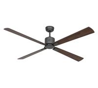 Ventilatore Da Soffitto Risparmio Energetico Grigio Eco Neo III 152 Cm Noce