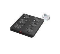 Ventilatore da soffitto Roline 19 pollici 6 ventilatori nero - Nouvo