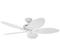 Ventilatore da Soffitto Senza Illuminazione Hunter Bayview Bianco 137cm Zugkette [EEK: Non valutato]