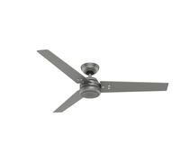 Ventilatore da Soffitto Senza Luce Argento Protos Interruttore Muro 3 Livelli [EEK: Inaditato]