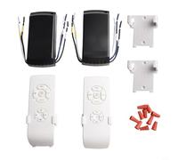 Ventilatore da soffitto telecomando set con funzione timer 1 2 4 8 ore 3 livelli di velocità ricevitore per lampade da 90-265 V kit di controllo portata oltre 30 metri alloggiamento PC robusto