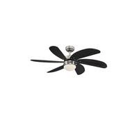 Ventilatore da Soffitto Turbo Swirl con Illuminazione E 6 Ali 76-105 CM Diametro