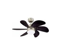 Ventilatore da Soffitto Turbo Swirl con Illuminazione E 6 Ali 76-105 CM Diametro