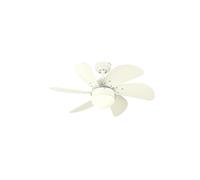 Ventilatore da Soffitto Turbo Swirl con Illuminazione E 6 Ali 76-105 CM Diametro