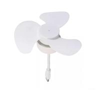 Ventilatore da soffitto USB ad alta efficienza energetica per mini ventilatore silenzioso per camera da letto, dormitorio, scrivania, raffreddamento a distanza ravvicinata con luce morbida, struttura