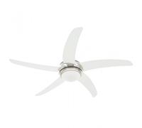 Ventilatore da soffitto VidaXL con luce e controllo 75 W Bianco
