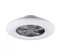 Ventilatore Lampadario Led Dimmerabile Visby Cromo Trio Lighting ø75cm - R62402906