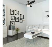 Ventilatore da soffitto Westinghouse con luce Alloy, nero, silenzioso Westinghouse