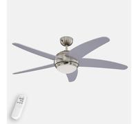 Ventilatore da soffitto Westinghouse con luce Bendan, argento Westinghouse