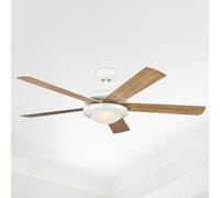 Ventilatore da soffitto Westinghouse con luce Comet 2, in legno, silenzioso Westinghouse