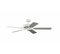 Ventilatore da Soffitto Winterbetrieb Soggiorno Potkuri Bianco Con IN Rattan