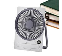 Ventilatore Da Tavolo: 18,5 x 13,5 cm Ventilatore Portatile Per Scrivania | Strumento Di Raffreddamento Personale Elettrico LCD Display Digitale Hangable USB Standing For Kitchen Student