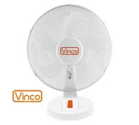 Ventilatore da Tavolo Finestra 5 Pale Ø 30cm 3 Velocità Oscillante 40W VINCO [EEK: A++]