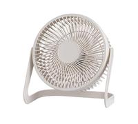 Ventilatore da tavolo alimentato tramite USB, ultra silenzioso, 2 impostazioni di velocità, flusso d'aria potente, grandangolo, raffreddamento portatile per casa, ufficio e viaggio