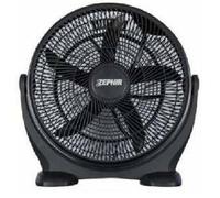 Zephir Ventilatore Box Fan da Pavimento a Pale Diametro 40 cm Orientabile 3 Velocità colore Nero - ZBF04 cm