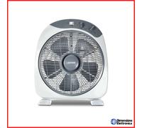 ZEPHIR VENTILATORE PORTATILE BOX TAVOLO 30CM 3 VELOCITA ESTATE BIANCO PH134B