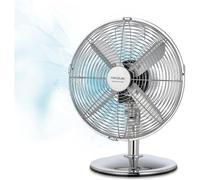 Cecotec EnergySilence 620 RetroDesk Ventilatore da tavolo 40W 12" Cromato