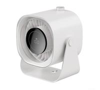 Ventilatore da tavolo compatto intelligente che integra un'interfaccia LED informativa; offre piena libertà di rotazione con un angolo fino a 220 gradi