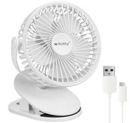 Ventilatore da Tavolo con Clip Senza Fili Wireless Portatile Ricaricabile USB Pc