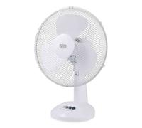 Ventilatore da tavolo con diametro 30 cm Bianco cfg ev109