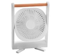 Ventilatore da tavolo con ricarica USB e 4 velocità Opzione Ufficio Soluzione di raffreddamento Texture Per Silenzioso ed Efficace Raffreddamento Ventilatore elettrico USB