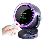 Ventilatore da tavolo con telecomando, circolatore d'aria compatto e | Ventilatore da tavolo senza fili, con display digitale e telecomando, compatto, silenzioso, per la casa