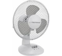Ventilatore da Tavolo Esperanza Zephyr 30W Bianco Oscillante 2 Velocità Sicurezza
