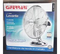 VENTILATORE DA TAVOLO IN ACCIAIO DIAMETRO 30 G3FERRARI 3 VELOCITA'