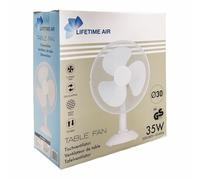 Ventilatore da Tavolo Lifetime Bianco 35 W 34 x 23,5 x 46 cm