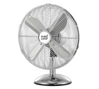 Ventilatore da tavolo PALI Chrome 50w 3 velocità oscillante FABRILAMP