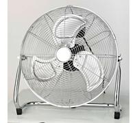 Ventilatore a pavimento ø 45 cm in metallo 90W 3 velocità oscillazione verticale