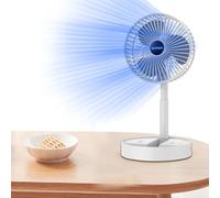 Ventilatore da tavolo per tablet - Ventilatore da scrivania ricaricabile USB | Ventilatore pieghevole da tavolo | Dispositivo telescopico elettrico desktop | Facile da memorizzare per l'uso in viaggio