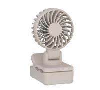 ventilatore da tavolo, ricaricabile tramite USB, silenzioso ventilatore da viaggio | potente macchina per flusso d'aria, forte di raffreddamento per spiaggia, posto di lavoro, casa