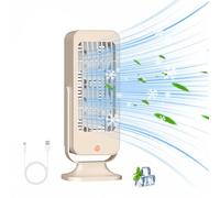 Ventilatore da tavolo silenzioso mini climatizzatore mobile senza tubo di scarico, ventilatore portatile USB a torre per camera da letto, ufficio, cucina - Condizionatore da tavolo